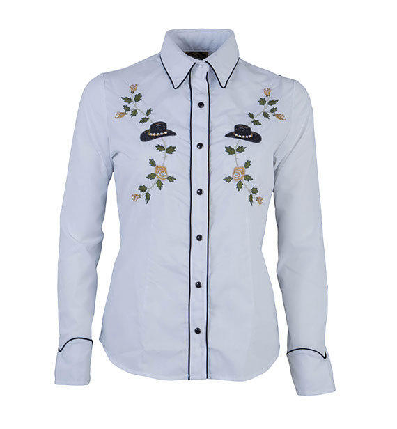 Camisa blanca cheap vaquera mujer